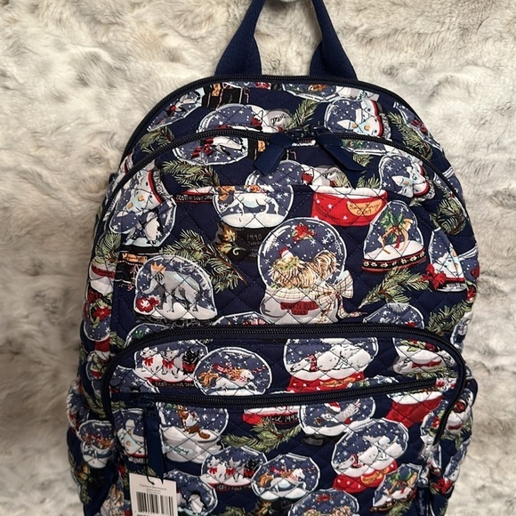 NWT Vera Bradley Snow Globe Campus Backpack - Picture 6 of 7
